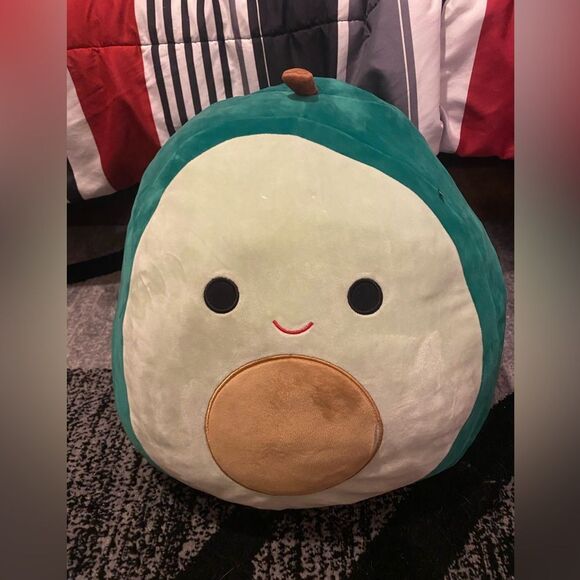 20” XL Austin the Avocado Squishmallow Pillow - Picture 1 of 5